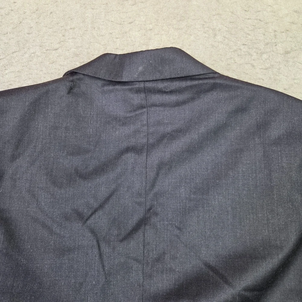 Pronto Uomo Platinum Blazer 100% Wool Mens 44 Long Gray 2 Button Double Vent NEW